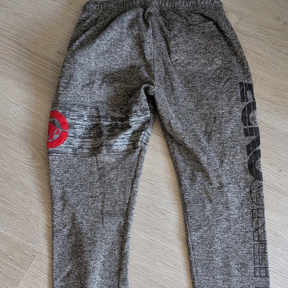 Ecko Unlimited Gray Joggers with Red Logo